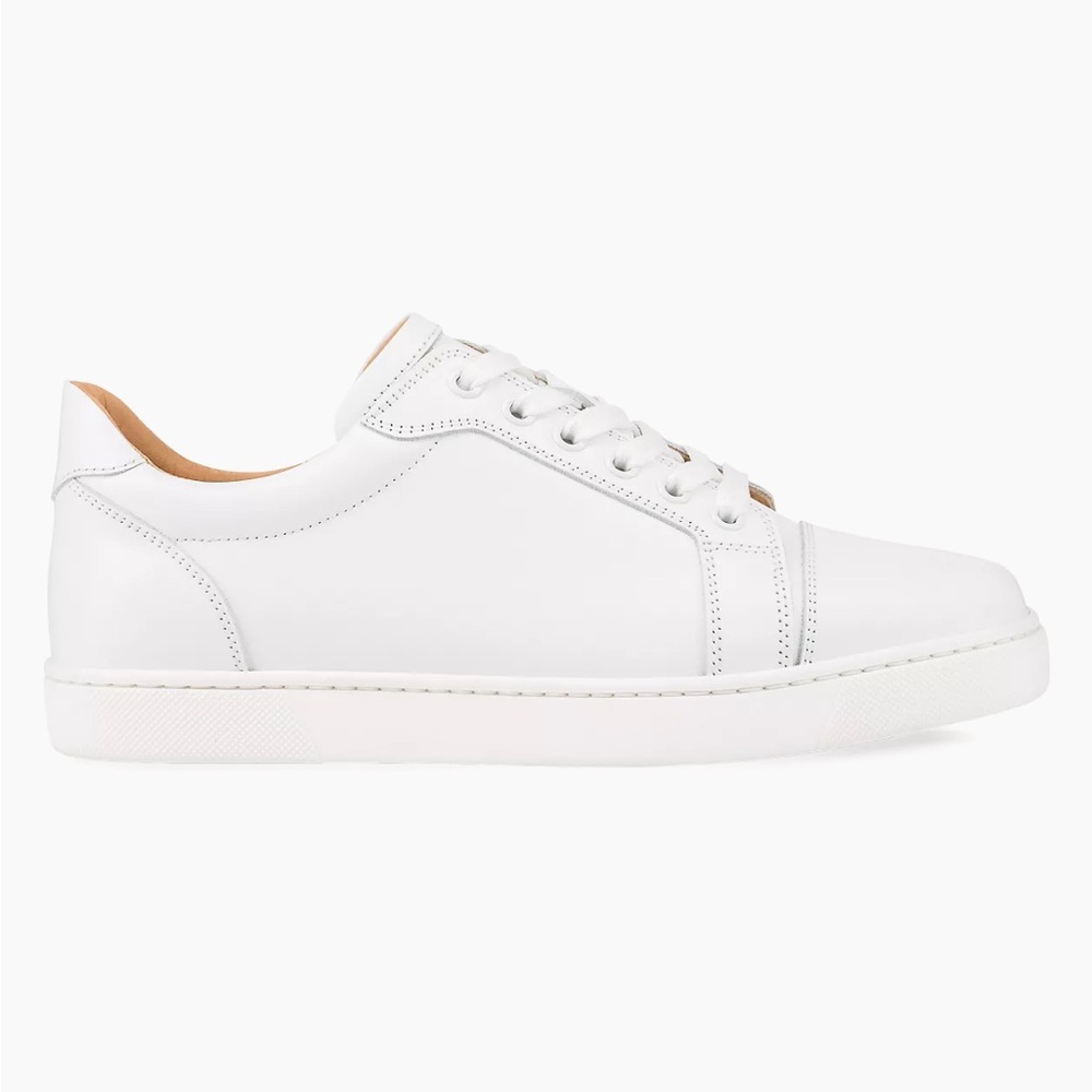 Christian Louboutin Vieira flat calf Classic White Sneakers